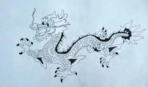 龙/少儿绘画作品/儿童画/网络美术馆_中国少儿美术教育网