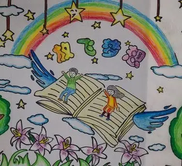 放飞梦想铅笔画图片