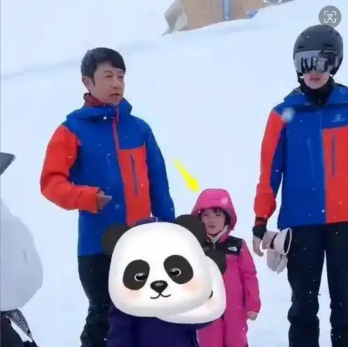 原创原创又是滑雪又是三亚撒贝宁一家多次被偶遇妻子白皙女儿可爱