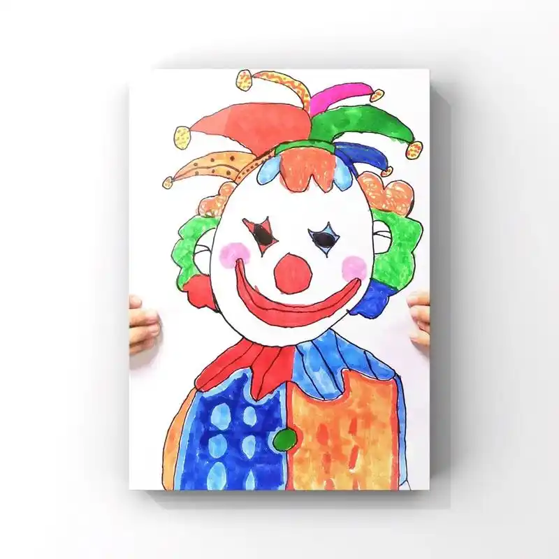 小班～大班·儿童创意美术《愚人节小丑》