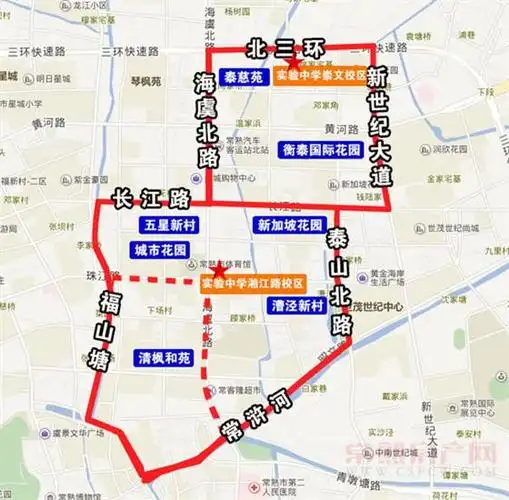 2017年常熟城区初中施教区划分,本地资讯 - 常熟房产网