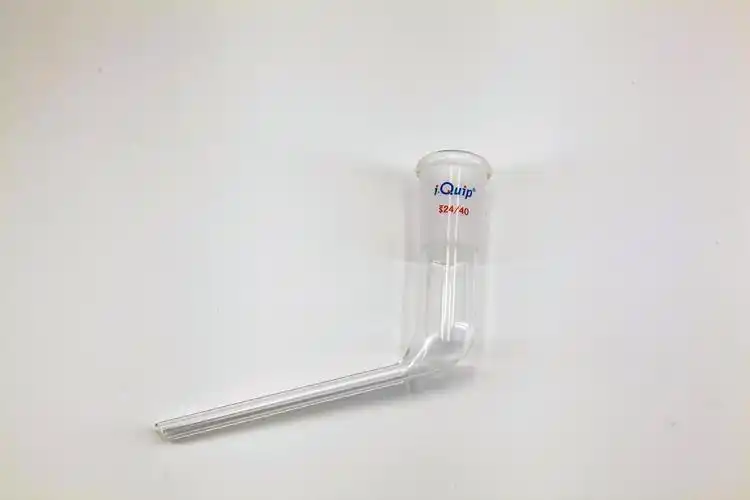 芯硅谷 玻璃蒸馏头 d3227 105° 蒸馏弯头/牛角管 单磨口 高硼硅