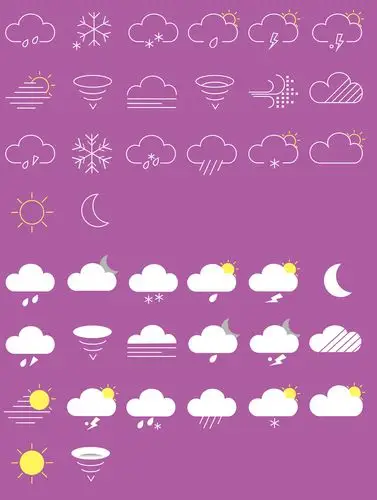 简易天气图标临摹