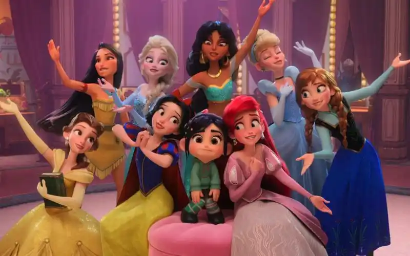 4k超清送你一个迪士尼公主合集手机全面屏视频壁纸