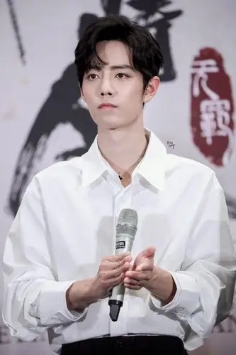 肖战壁纸背景头像 白衬衫