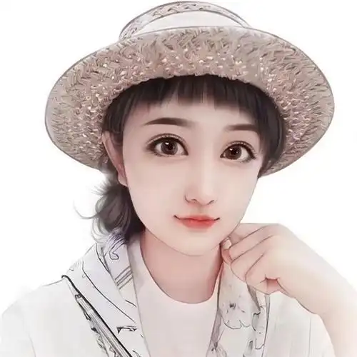 轻熟风清新脱俗唯美手绘女生头像图片