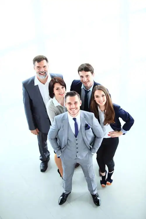 微笑的商务团队 图片