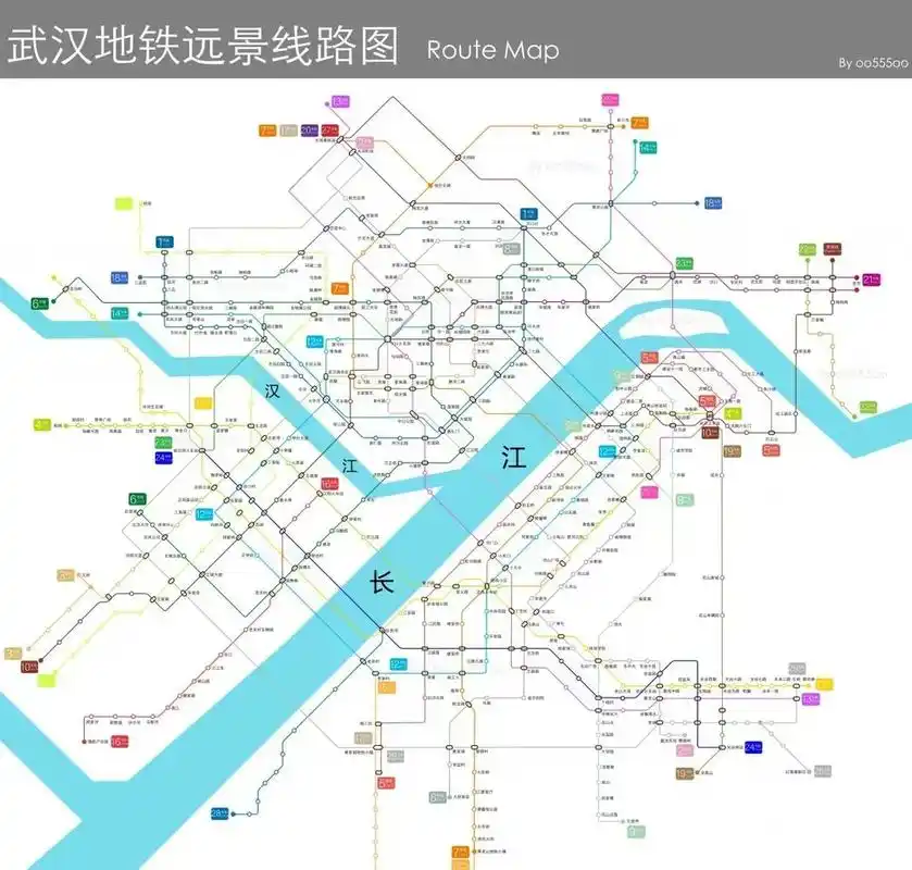 2035,武汉地铁:长江两岸争霸!真的会超过全国其他城市吗?