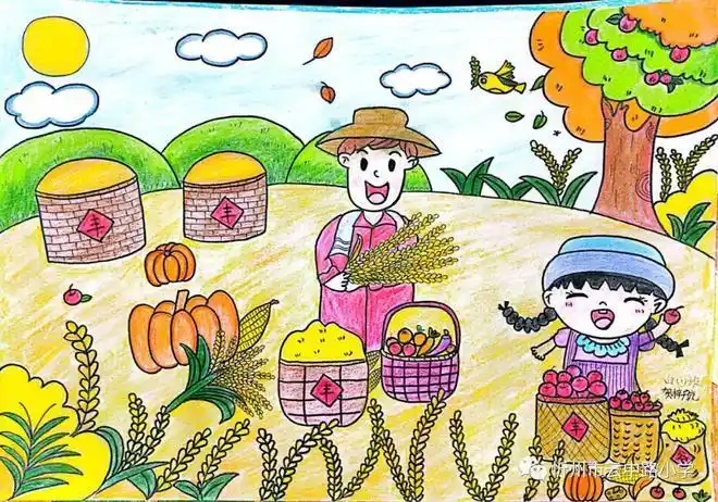 忻州市云中路小学中国农民丰收节主题绘画作品展