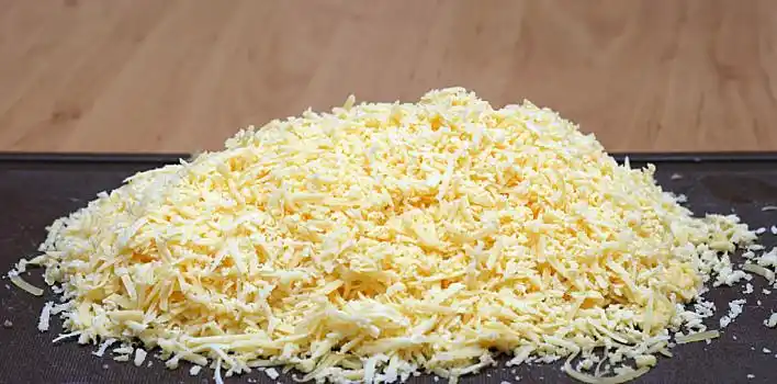 奶酪,堆,碎干酪