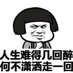 人生难得几回醉 何不潇洒走一回