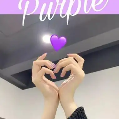 夜空比心女生头像