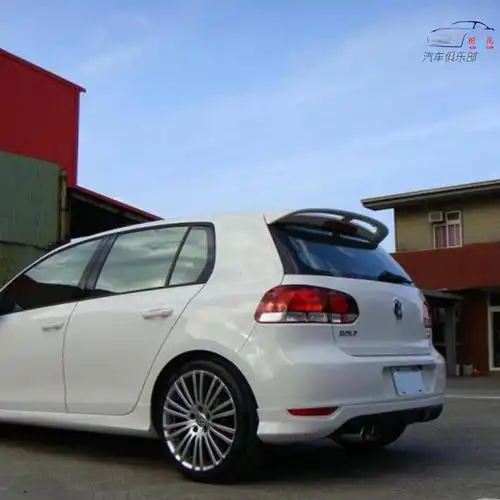 2022年新款适配大众高尔夫6尾翼高尔夫6golf改装尾翼定风翼高6免打孔