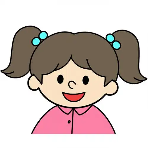 可爱卡通小女孩简笔画教学步骤 漂亮彩色卡通小女孩简笔画怎么画