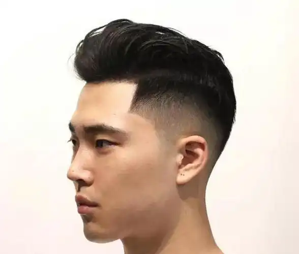 男生短发小背头图集,背头图片,发型图片