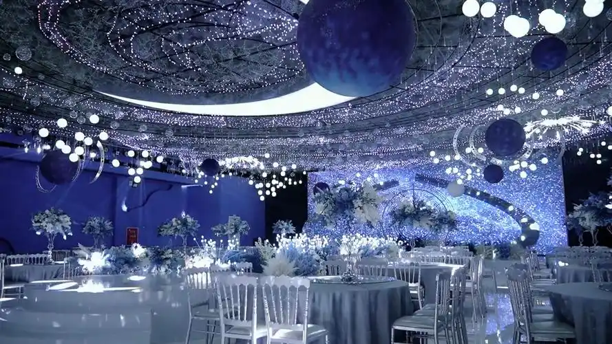 中江专业婚礼宴会厅,三个超级大厅美轮美奂.瞬间提升婚宴档次.