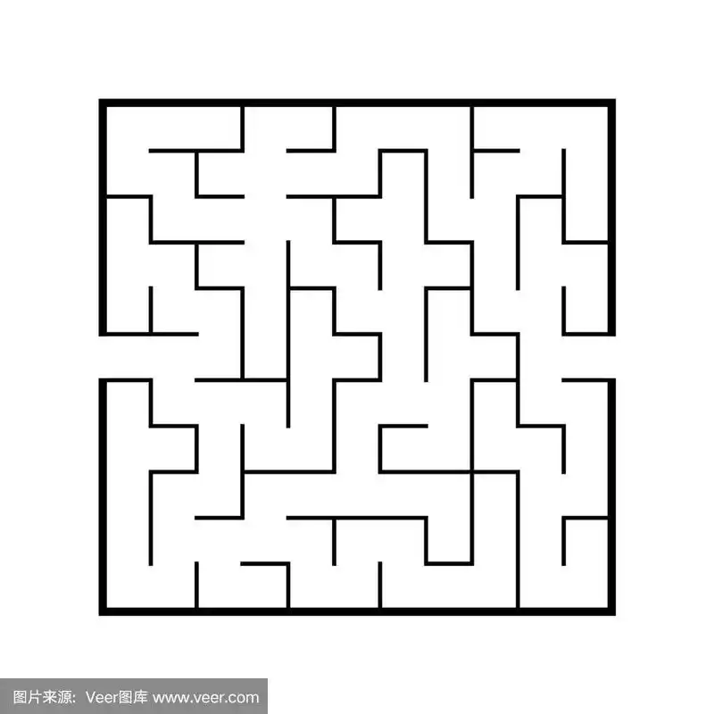 抽象方块迷宫游戏,适合儿童益智用