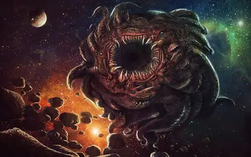 宇宙,怪物,许多眼睛,艺术设计 壁纸 - 1280x800