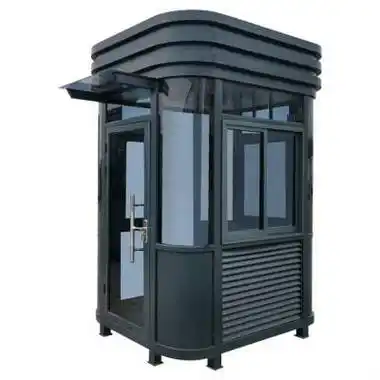 绿洁定制大型值班门卫岗亭小区治安亭隔音保暖配置