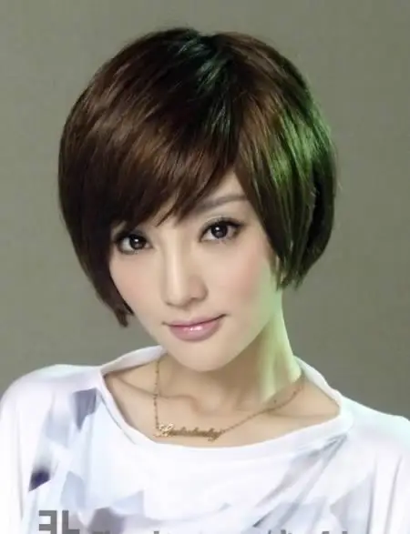 李小璐短发写真