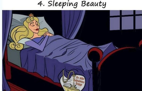 睡美人一直在睡觉所以必然是这样解决生理问题的