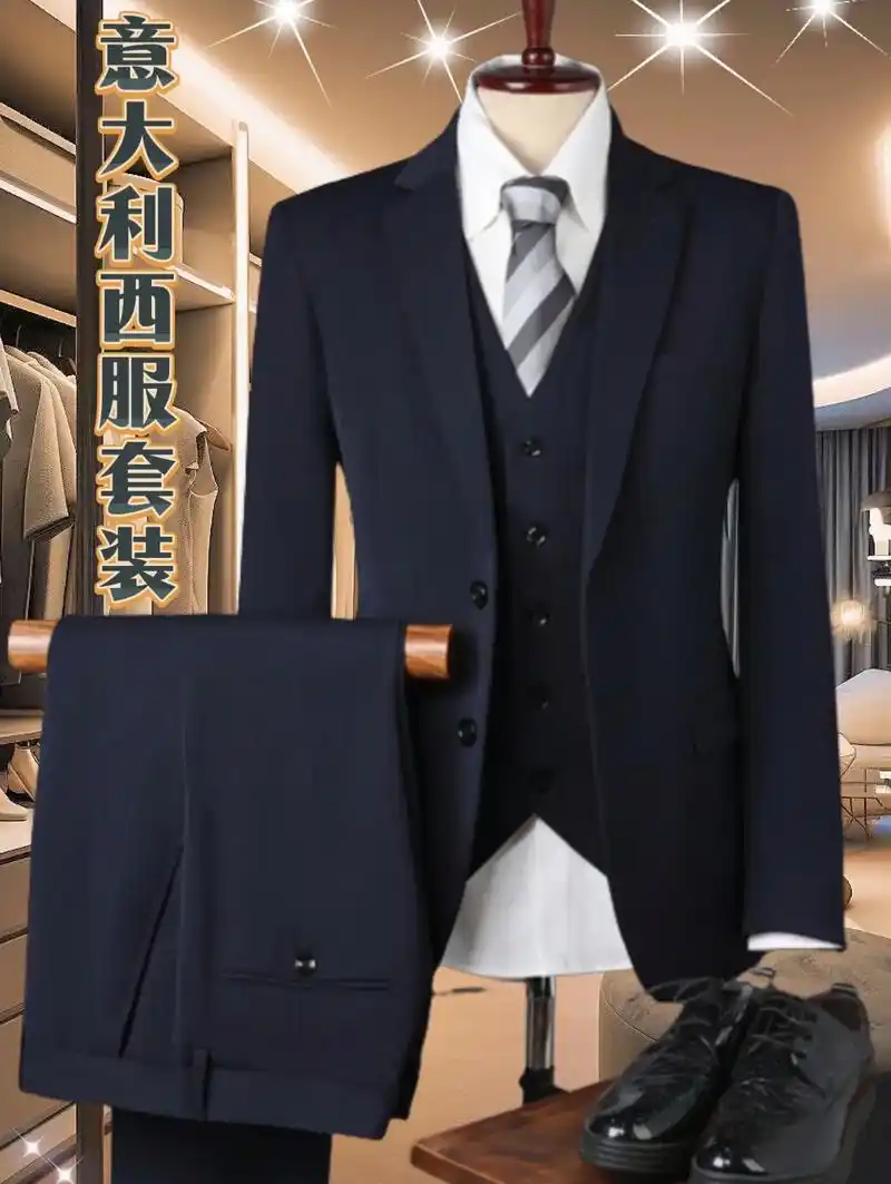 意大利商务休闲西服套装