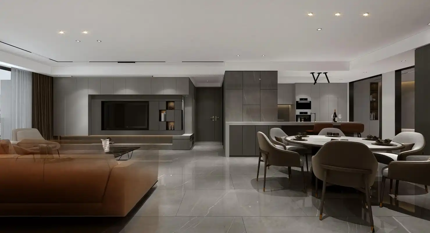 深圳装修:君逸世家现代极简风