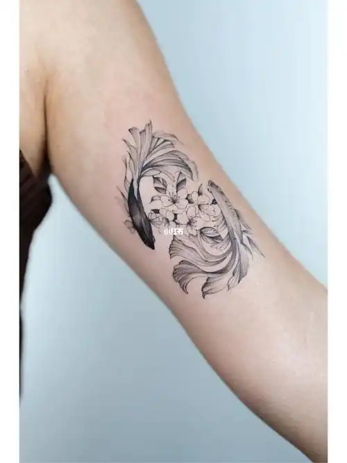 阴阳鱼纹身