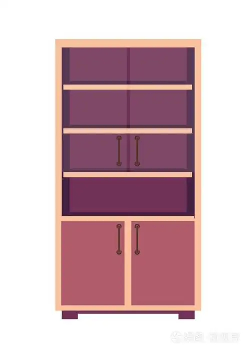 软彩色衣柜的插图