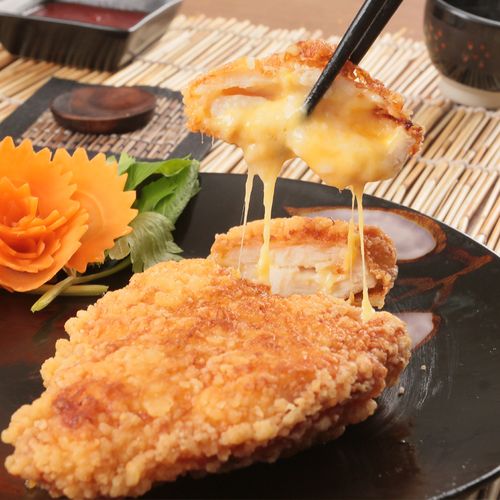 三统万福芝士鸡排5片 爆浆鸡排台式大鸡排起司夹心拉丝炸鸡排