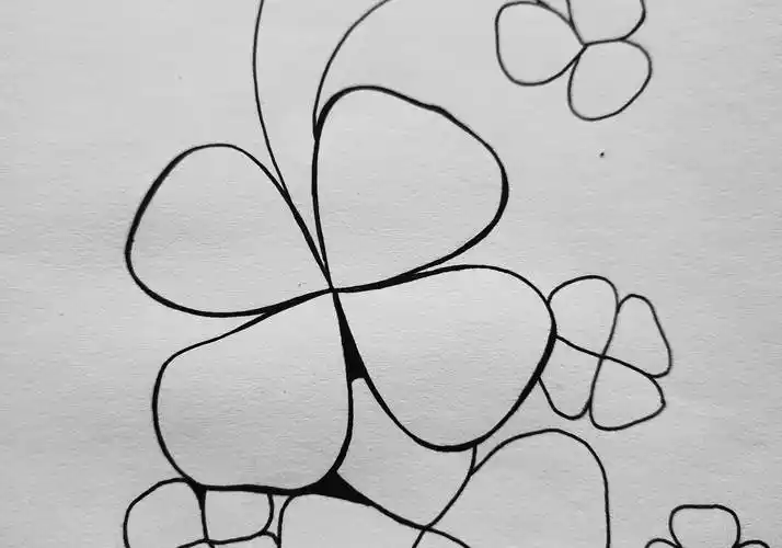四叶草绘画 四叶草绘画作品