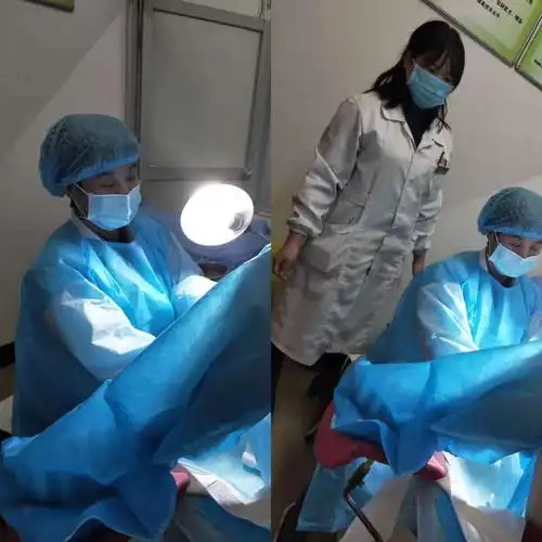 义诊医生免费为患者实施妇科门诊手术