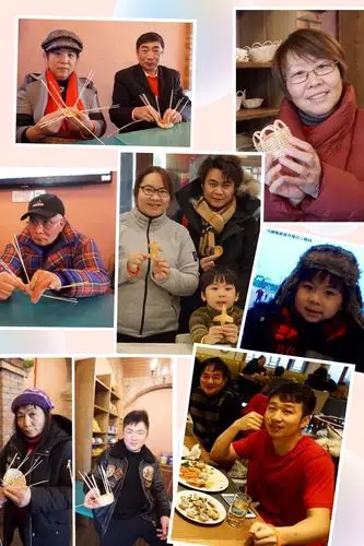 这张拼图照片是有意义的,我们这次出游的11人,我都把人物放大拼成了一