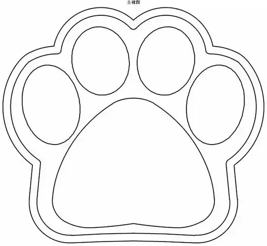 猫爪简笔画 猫爪简笔画q版