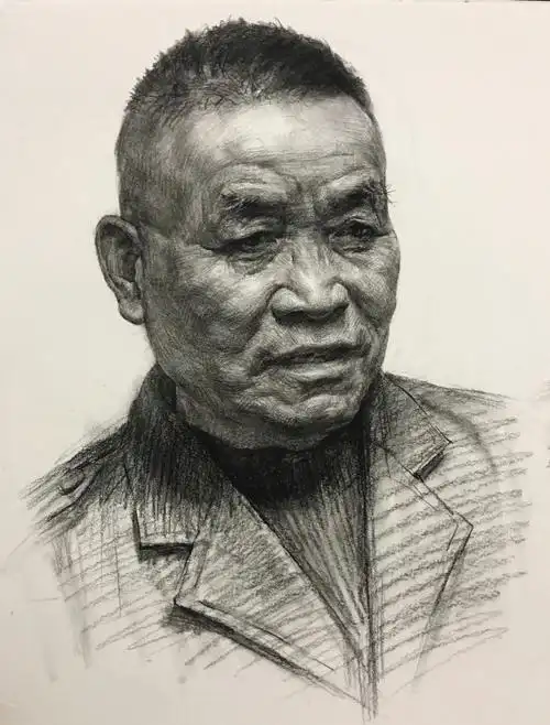 八开素描头像练习