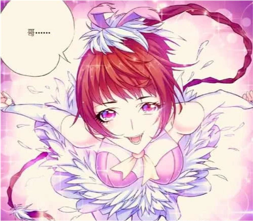 看到这种情况时,唐三一定很伤心.抱着孩子的小舞充