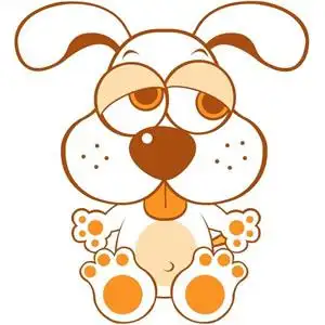 呆萌沙皮狗_卡通人物头像图片_扣扣居