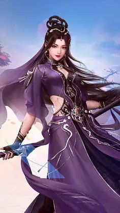 3d游戏插画美女