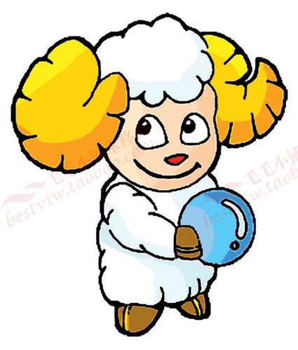 40-98 卡通小羊水移画水转印厨房浴室瓷砖贴冰箱贴儿童房家居贴纸