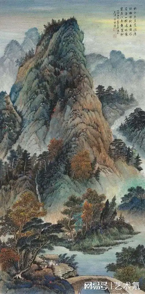 蔡云飞彩墨作品徐悲鸿美术馆巡展|中国画|山水画|水墨|绘画_网易订阅