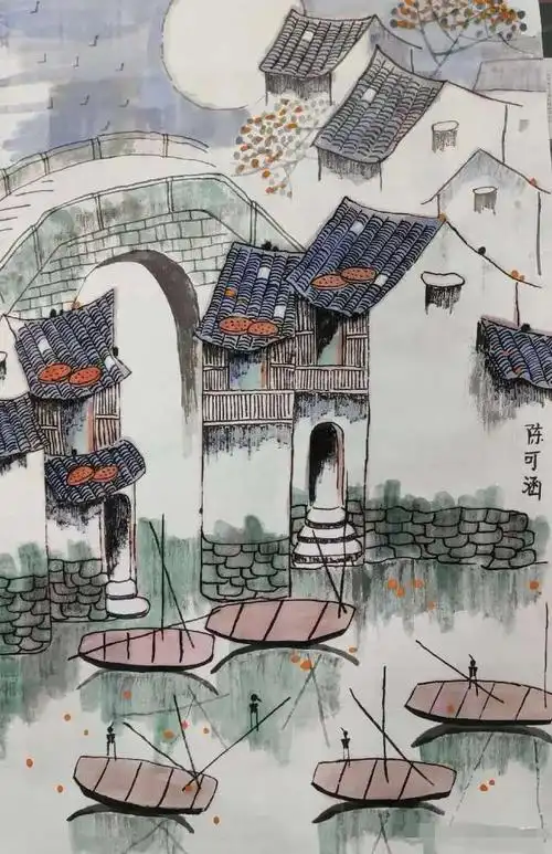 儿童国画分享:田园风光太美啦!​ - 美篇