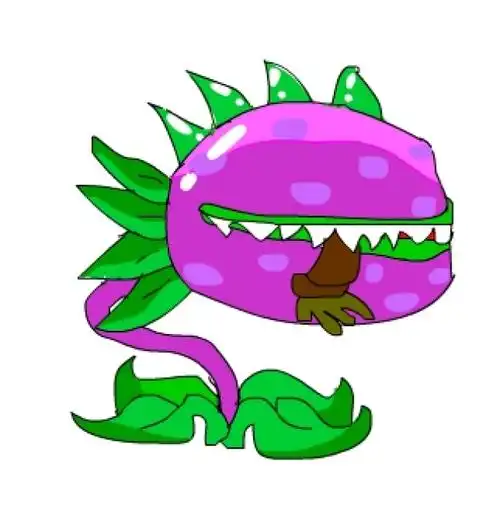 植物大嘴花简笔画