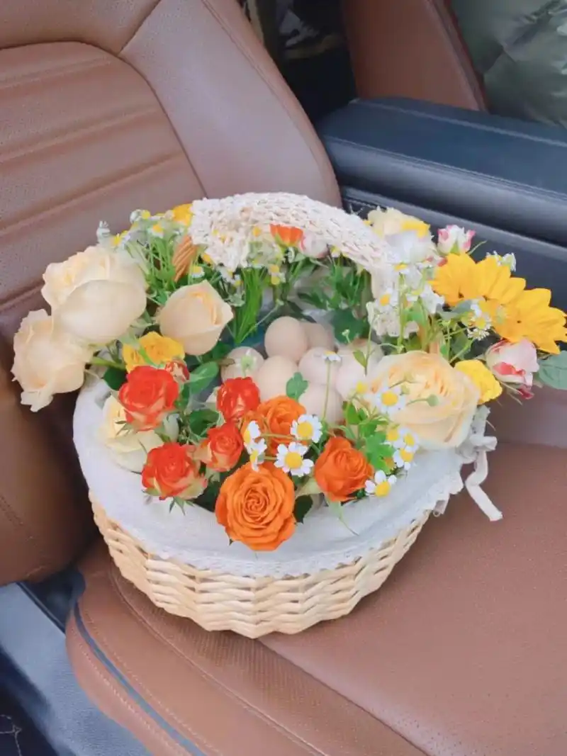 鸡蛋花篮-送给闺蜜的月子礼物.我觉得那句话说得很好 "鸡蛋是 - 抖音