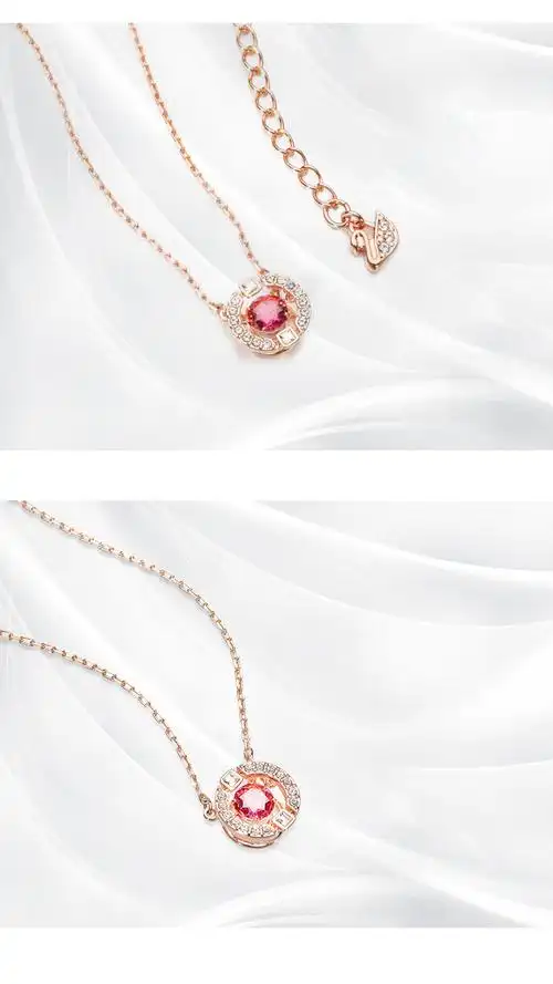 swarovski/施华洛世奇跳动的心项链锁骨链本命年送女友生日礼物