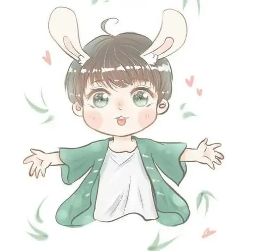 王源q版卡通头像图集,手绘q版王源萌图