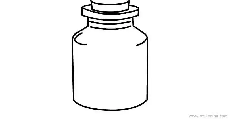 玻璃瓶儿童画怎么画 玻璃瓶简笔画图片大全