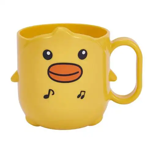 儿童刷牙加厚水杯卡通漱口小鸭可爱杯子小黄鸭洗漱杯