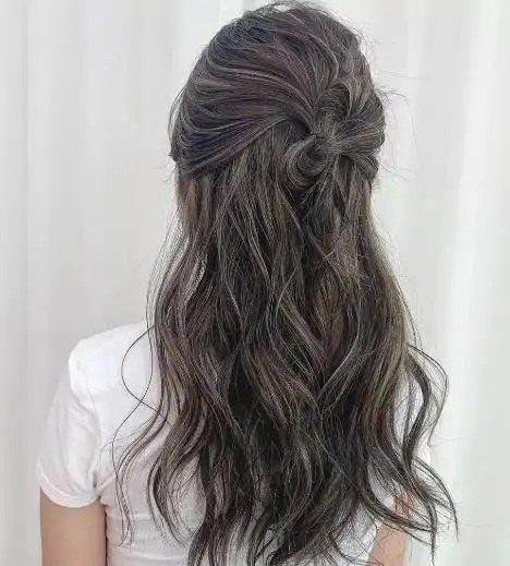 气质半扎发型图鉴这么扎头发让你美得像仙女