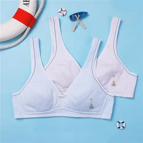波迷娜(bomina)初中生发育期少女聚拢裹胸内衣高中生学生内衣女17岁