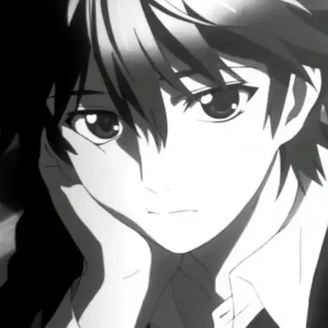 冷澈:高冷黑白动漫男头卡通动漫头像
